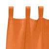 vidaXL Perdele Opaque cu Inel 2 pcs Portocalie Aprinsă 225 x 140 cm