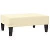 vidaXL Taburet, crem, 78x56x32 cm, piele ecologică
