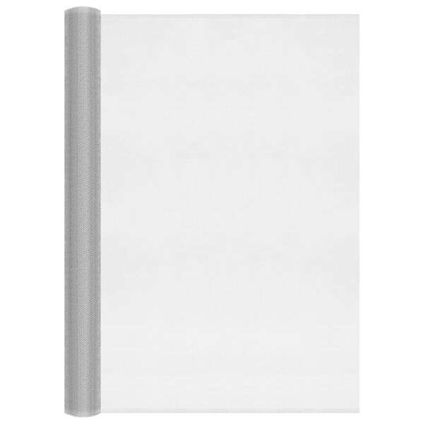 vidaXL Plasă de sârmă, argintiu, 80x1000 cm, aluminiu