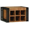 vidaXL Raft pentru vin 2 buc. 46 x 35 x 27,5 cm Lemn Solid de Acacia