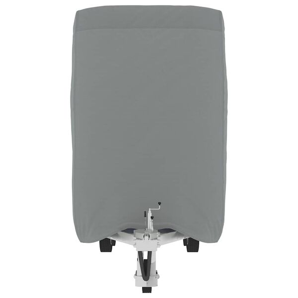 vidaXL Husă remorcă pentru cai gri 396x178x250 cm țesătură nețesă