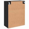 vidaXL Mobilier cu Montaj pe Perete 2 pcs Stejar negru