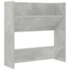 vidaXL Pantofar de perete, gri beton, 60x18x60 cm, PAL