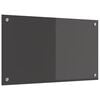 vidaXL Panou de bucătărie Gri &icirc;nchis 70 x 40 cm sticlă securizată