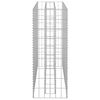 vidaXL Strat înălțat gabion, 90 x 30 x 90 cm, oțel galvanizat