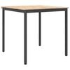 vidaXL Masă de bar 110 x 110 x 105 cm Lemn de pin masiv natural Pătrat