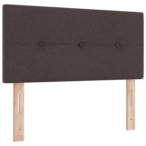 vidaXL Tăblie cap cu headboard Maro închis 100 cm Piele artificială