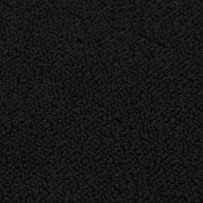 vidaXL Covorașe de scări, 15 buc., negru, 75x20 cm, dreptunghiular