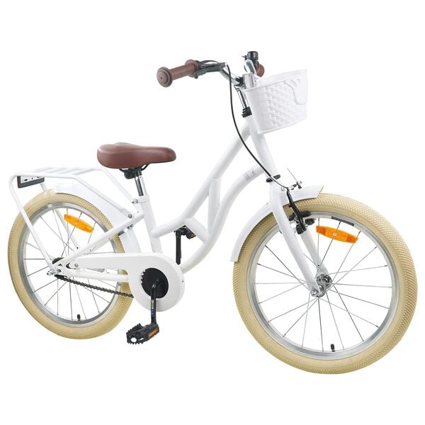 vidaXL Bicicletă pentru Copii 20 Inci 6-11 Alb