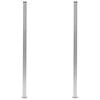 vidaXL St&acirc;lpi de gard, 2 buc., 185 cm, aluminiu