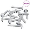 vidaXL Cuie Auto-filetante 12 pcs Zincat 4 x 25 mm Oțel