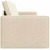 vidaXL Pat canapea 200cm Crem țesătură