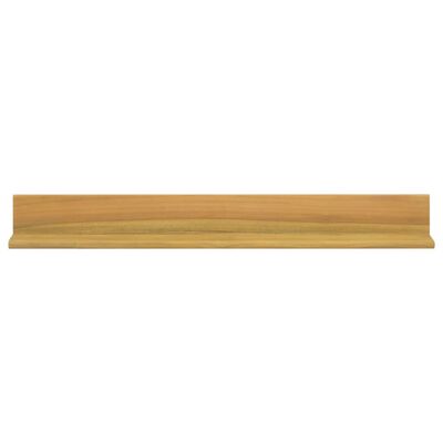 vidaXL Rafturi de perete, 2 buc., 90x10x10 cm, lemn masiv de tec