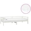 vidaXL Pat de zi cu saltea, 90x200 cm, lemn masiv de pin