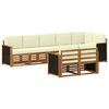 vidaXL Seturi de canapele Lemn Solid de Acacia