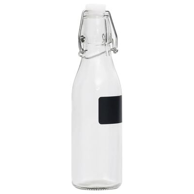 vidaXL Sticle cu dopuri ermetice, 6 buc., 250 ml, rotund