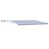 vidaXL Cort electric retractabil Albastru și Alb 4,5 &times; 3 m