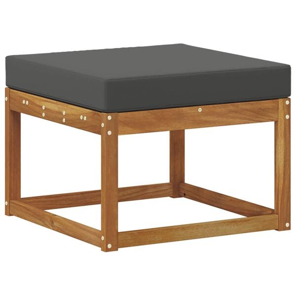 vidaXL Set de canapele de exterior cu pernă 5 pcs Natural și Antracit