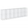 vidaXL Coș gabion cu capac, 650x100x200 cm, fier galvanizat
