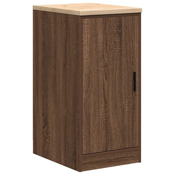 vidaXL Dulap de depozitare pentru garaj Stejar maro 40x51x85 cm