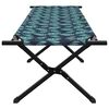 vidaXL Pat pliabil pentru camping Frunză 2 pcs Pădure 193 x 69 x 45 cm