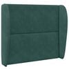 vidaXL Ureche pentru Tăblie Verde 80 x 23 x 6 cm Catifea
