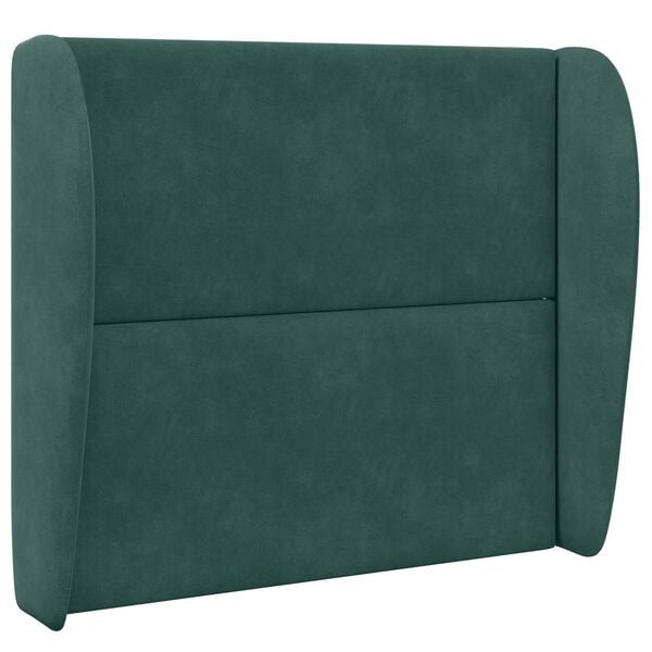 vidaXL Ureche pentru Tăblie Verde 80 x 23 x 6 cm Catifea