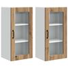vidaXL Dulap de bucătărie 2 pcs Stejar Artizanal 40 x 31 x 80 cm