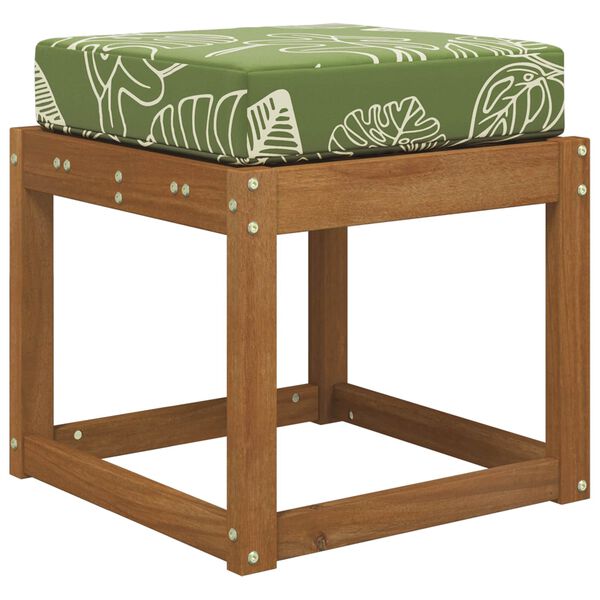 vidaXL Perna de Șezut pentru Exterior Frunze Verzi 40 x 40 x 8 cm