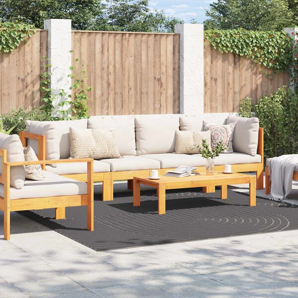 vidaXL Covoare de zonă Pătrat HUARTE Antracit 240 x 240 cm Poliester