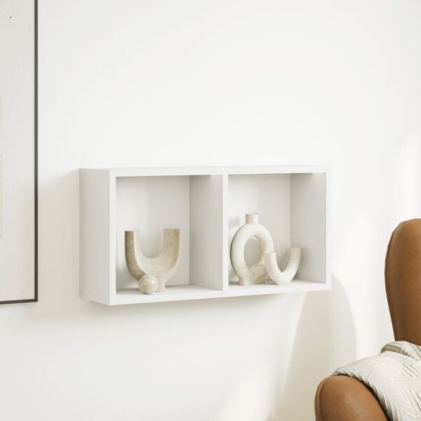 vidaXL Dulap de perete, alb, 60x16x30 cm, lemn prelucrat