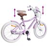 vidaXL Bicicletă pentru Copii 18 Inci pentru 5-7 ani Violet