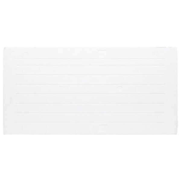 vidaXL Panouri de perete 3D, 10 buc., roșu și alb, 100x50 cm, EPS