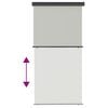 vidaXL Copertină laterală de balcon, gri, 125 x 250 cm