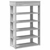 vidaXL Pantofar, gri sonoma, 60x30x98 cm, lemn prelucrat
