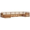 vidaXL Set de canapele de exterior 7 buc. natural