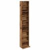 vidaXL Dulap pentru CD-uri Lemn vechi 33 x 23,5 x 175 cm
