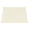 vidaXL Copertină retractabilă, crem, 200x150 cm, țesătură și oțel
