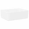 vidaXL Chiuvetă de baie, alb, 40 x 30 x 13 cm, ceramică