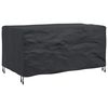 vidaXL Husă pentru mobilă Simplu Negru 160 x 100 x 70 cm 600D
