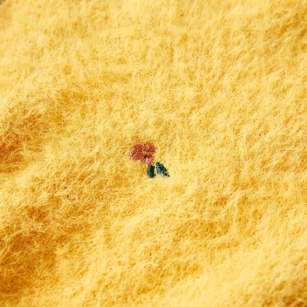 Pulover pentru copii tricotat, ocru, 92