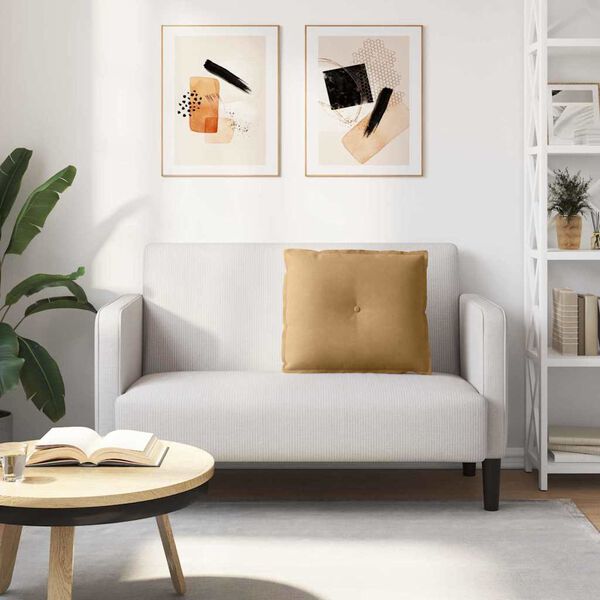 vidaXL Perna pentru spate Maro 60 x 50 cm Țesătură din corduroy