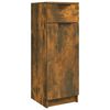 vidaXL Dulap de baie, stejar fumuriu, 32x34x90 cm, lemn prelucrat