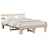vidaXL Cadru de pat natural 140 x 200 cm Lemn de pin masiv