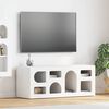 vidaXL Cabinet TV Alb 100 x 35 x 40 cm Lemn compozit