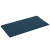 vidaXL Tăblie de Pat pentru Perete 12 pcs albastru 30 x 15 cm Catifea