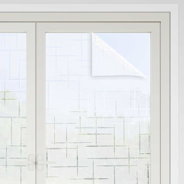 vidaXL Folie pentru Fereastră Statică Model stea 45 x 500 cm PVC