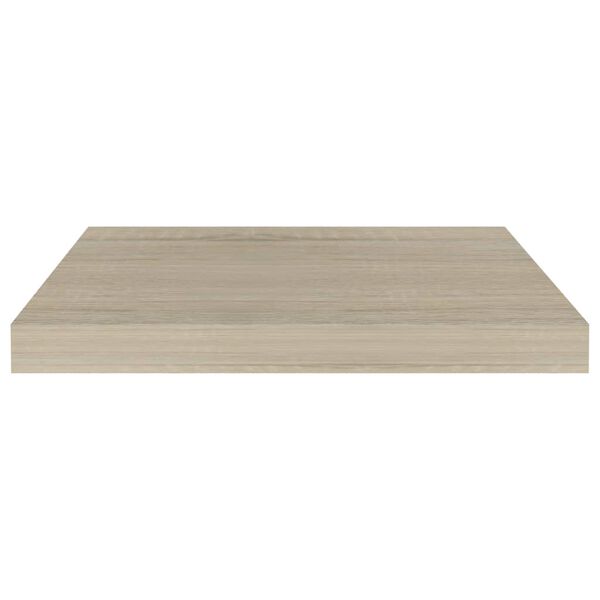 vidaXL Rafturi de perete suspendate, 4 buc., stejar, 50x23x3,8 cm, MDF