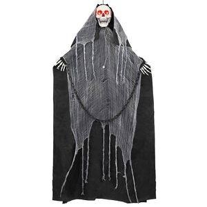 vidaXL Moartea cu Coasa suspendată pentru Halloween SPOOKA Negru