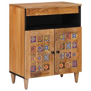 vidaXL Bufet natural 60 x 33 x 75 cm Lemn de mango solid